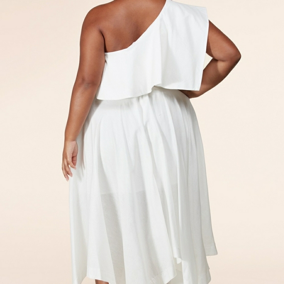 NEW Plus Size One Shoulder Dresses - Picture 7 of 8